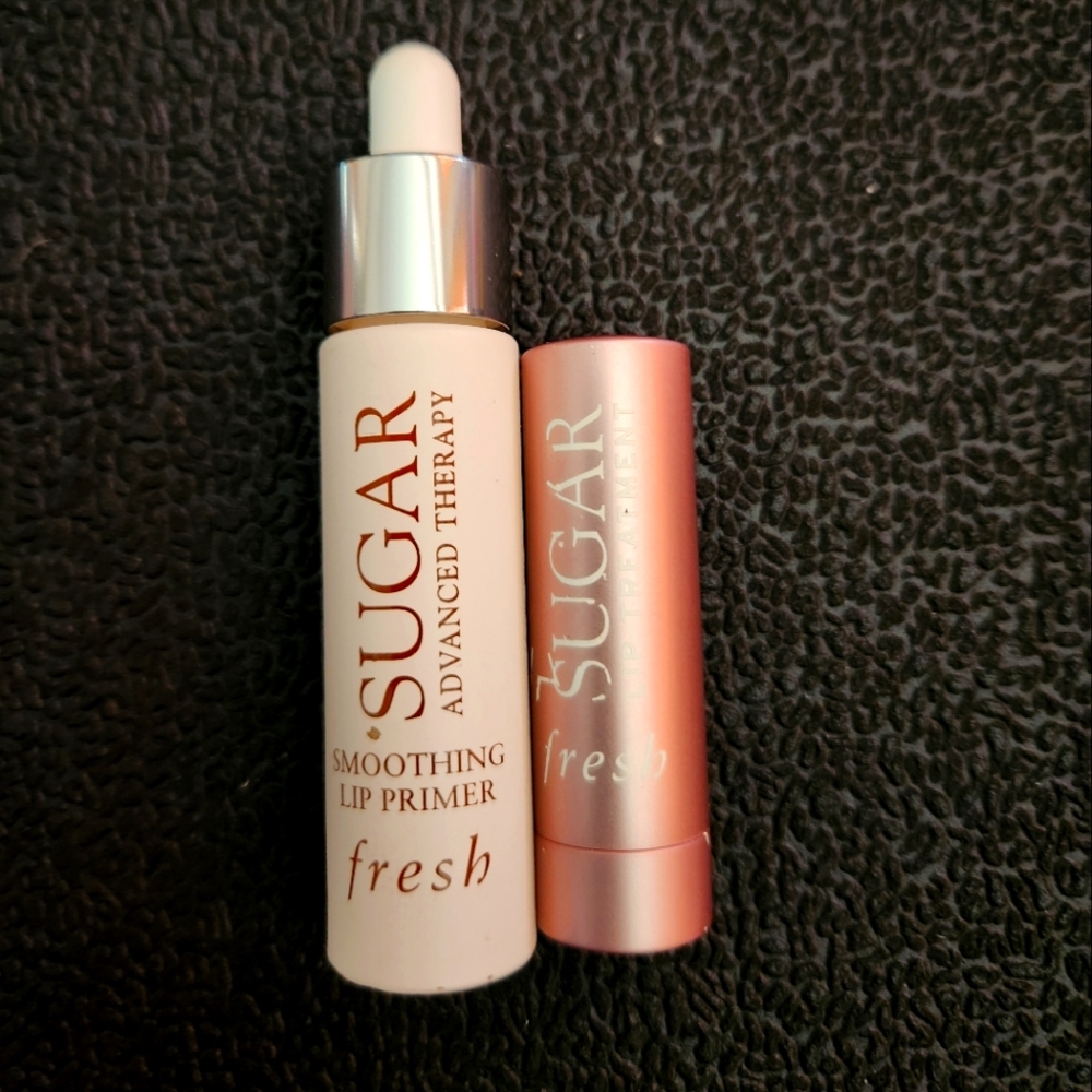 FRESH Sugar Advanced Therapy Smoothing Lip Primer+Sugar Petal Tinted Lip BalmSet
